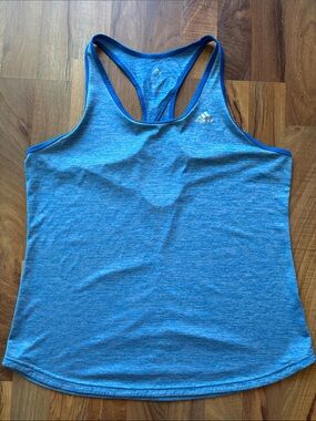 Adidas Woman’s athletic blue tank top Size XL